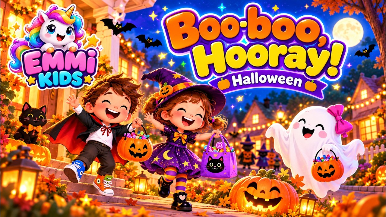 Boo Boo Hooray! – Halloween Song for Kids in Inglese