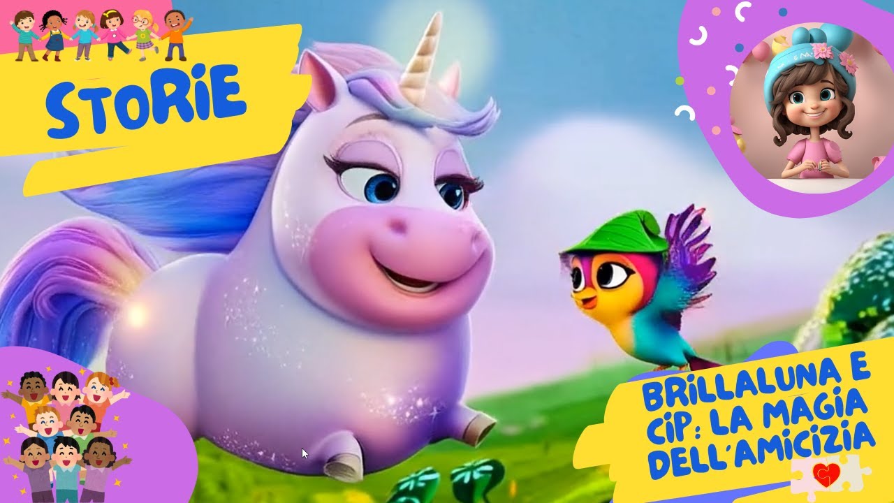 Brillaluna e Cip: La Magia dell'Amicizia – Favola per Bambini