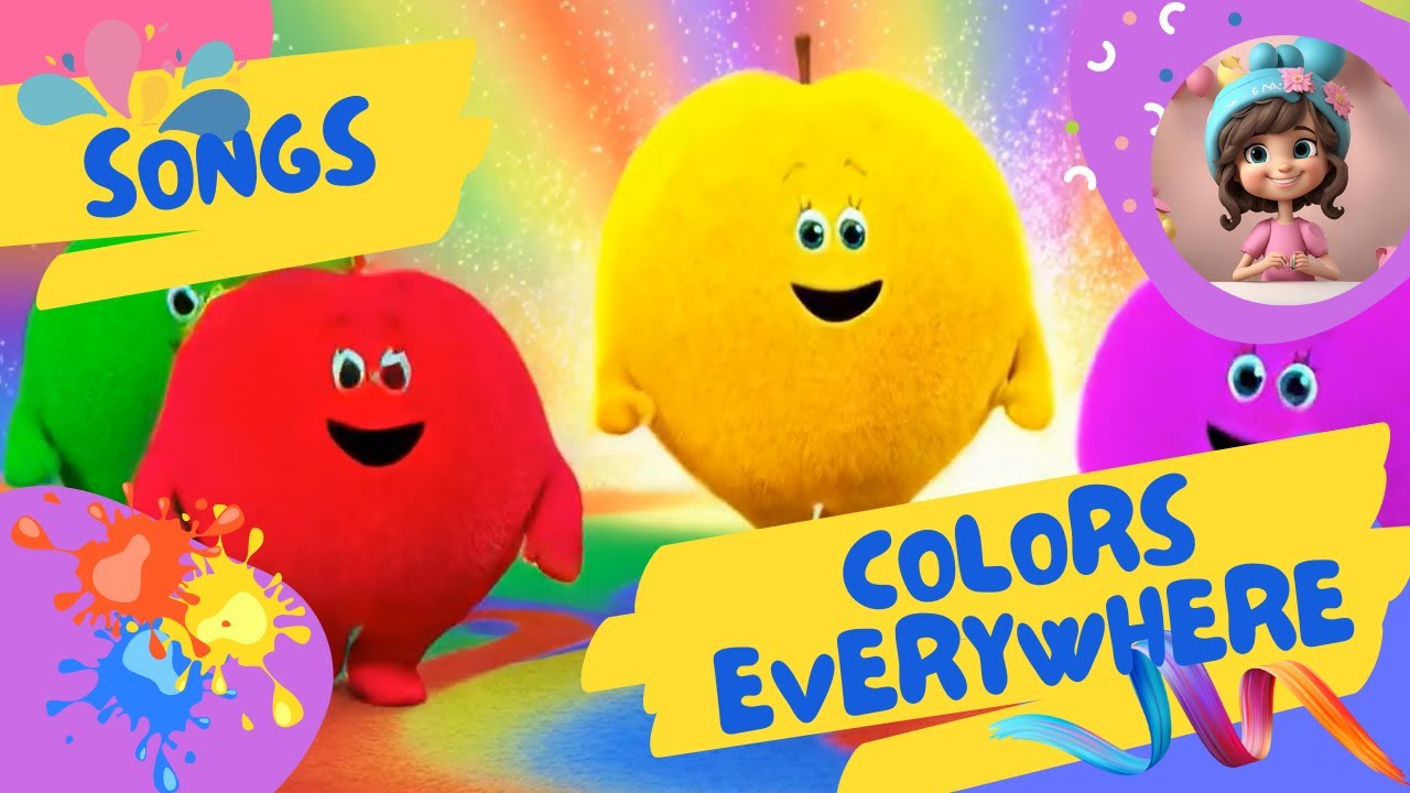 Colors Everywhere – Canzone per Imparare i Colori in Inglese