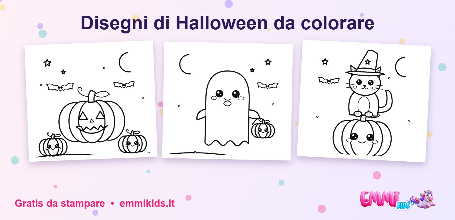 Disegni di Halloween da colorare gratis – Emmi Kids