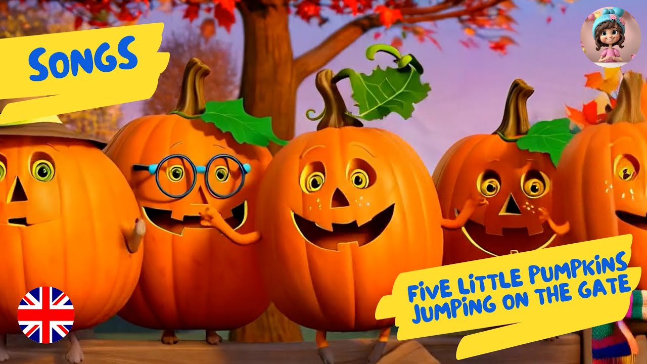 Five Little Pumpkins Jumping on the Gate – Canzone per Contare in Inglese
