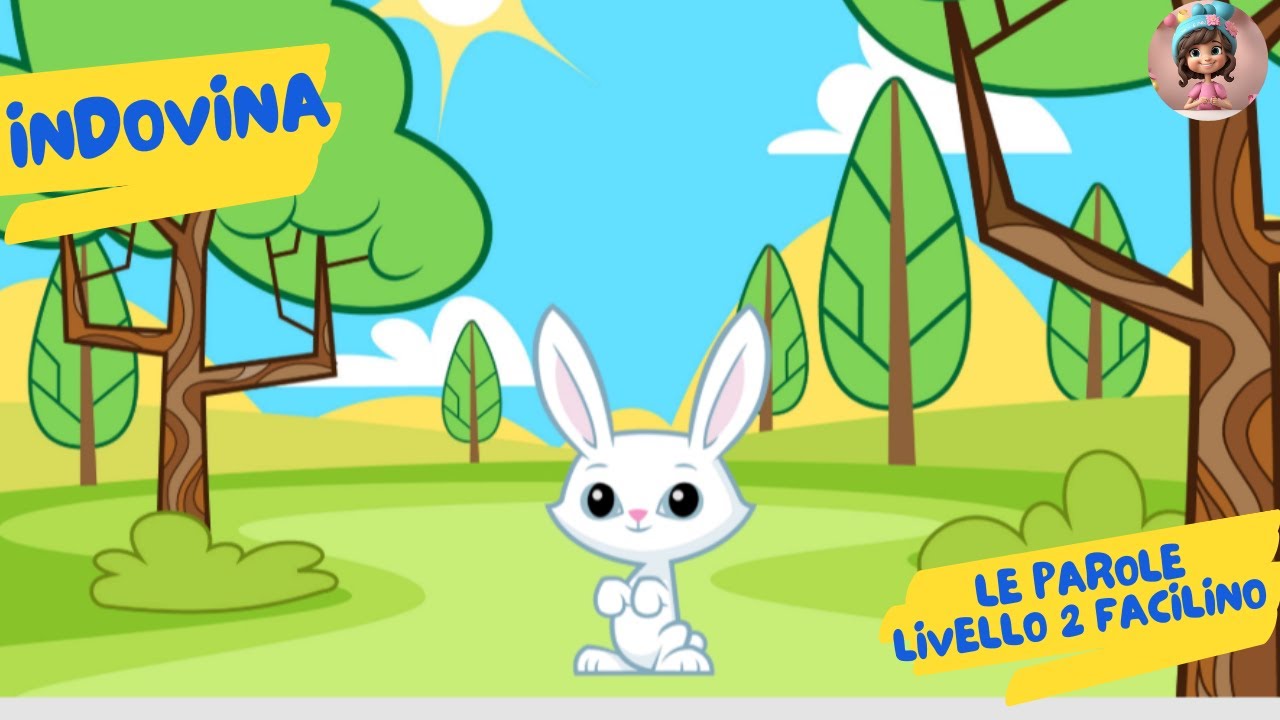 Indovina le Parole (Livello 2 Facilino) – Gioco Educativo per Bambini
