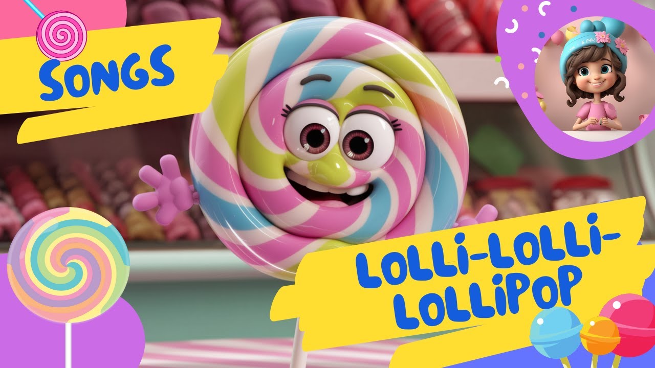 Lolli-Lolli-Lollipop – Canzone dei Colori in Inglese per Bambini