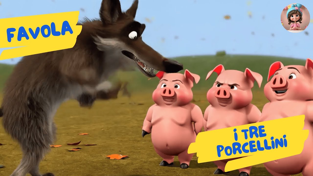 I Tre Porcellini – Cartone Animato in Italiano (Versione Moderna)